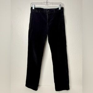 Polo Ralph Lauren Boys Classic Corduroy Pants Size 16 Black Preppy Stretch Child
